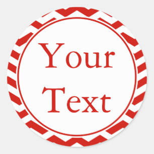 Cherry Red & White Sticker oder Label mit benutzer