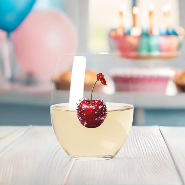 Cherry Rock Style Stainless Steel Flask Weinglas Ohne Stiel (Insitu (Baby Party))