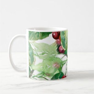 Cherry Seamless Pattern Kaffeetasse