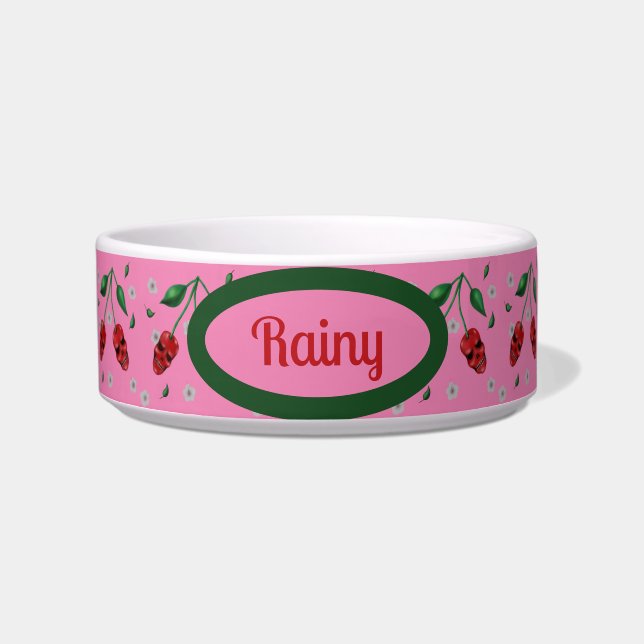 Cherry Skulls personalisierte Schüssel (Vorderseite)