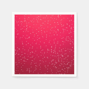 Cherry Soda mit winzigen Bläschen Hintergrundkunst Serviette