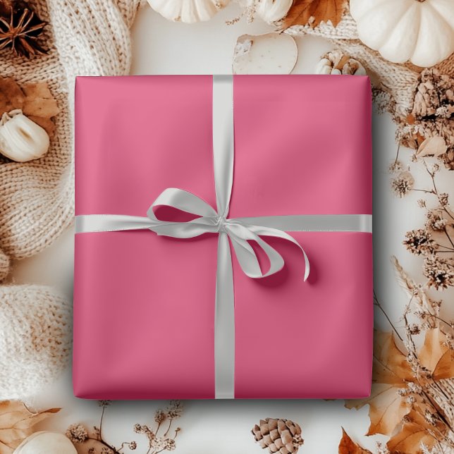 Cherry Solid Color | Classic | elegant | Trendy Geschenkpapier (Von Creator hochgeladen)