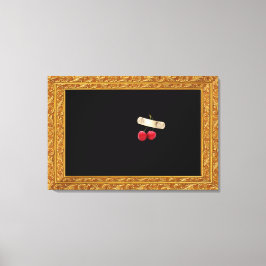 Cherry Stuckarbeiten in der Bemalungsfläche Canvas Leinwanddruck