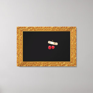 Cherry Stuckarbeiten in der Bemalungsfläche Canvas Leinwanddruck