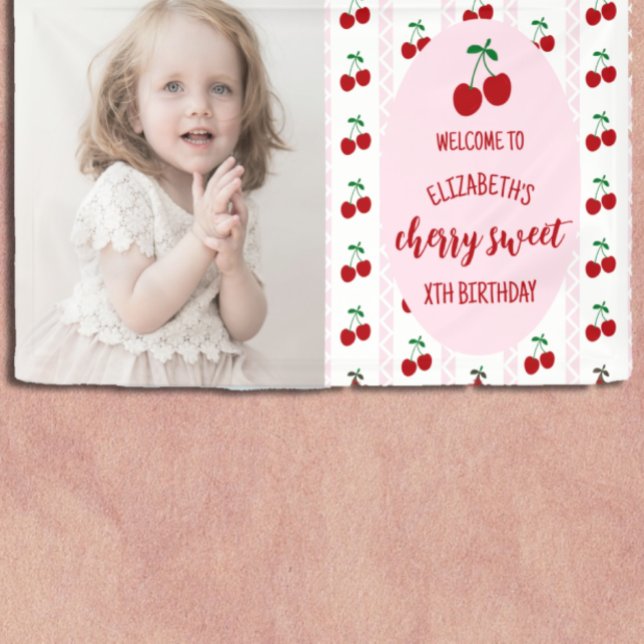 Cherry Sweet Birthday Banner (Von Creator hochgeladen)