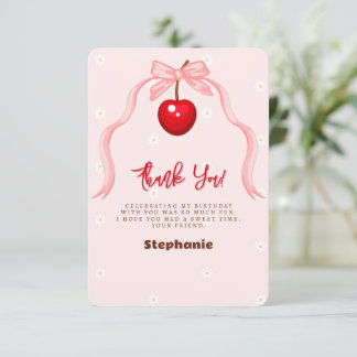 Cherry Sweet Birthday Einladung