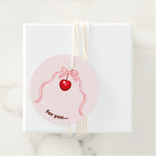 Cherry Sweet Birthday Geschenkanhänger