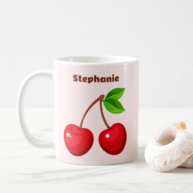 Cherry Sweet Birthday Kaffeetasse (Mit Donut)