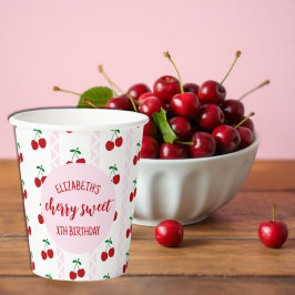 Cherry Sweet Birthday Pappbecher