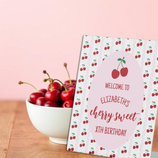 Cherry Sweet Birthday Sockelschild (Von Creator hochgeladen)