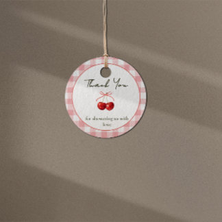 Cherry Sweet Favor Etikett Geschenkanhänger