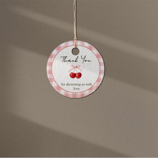 Cherry Sweet Favor Tag Geschenkanhänger (Von Creator hochgeladen)
