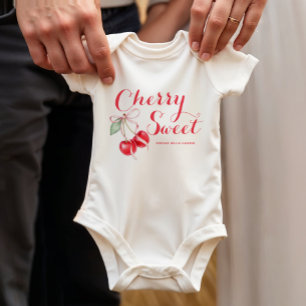 Cherry Sweet Personalisiert Baby Strampler