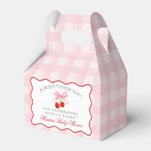 Cherry Sweet Pink Coquette Baby Showbox Geschenkschachtel