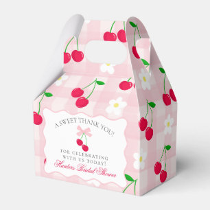 Cherry Sweet Pink Coquette Brautparty Fevor Box Geschenkschachtel