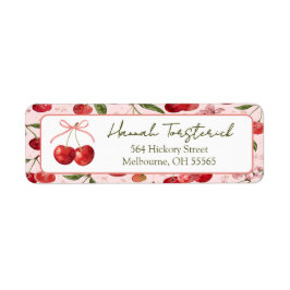 Cherry Sweet return address label