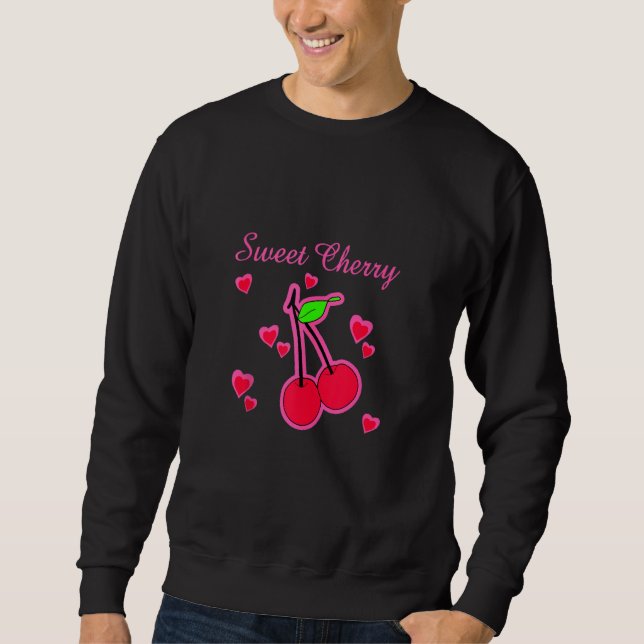 Cherry Sweet Twin Lovers für Frauen und Mädchen Fu Sweatshirt (Vorderseite)
