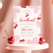 Cherry Sweetheart Baby Shower