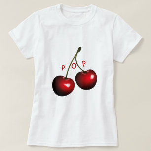 Cherry T - Shirt Funny - Pop Me - Benutzerdefinier