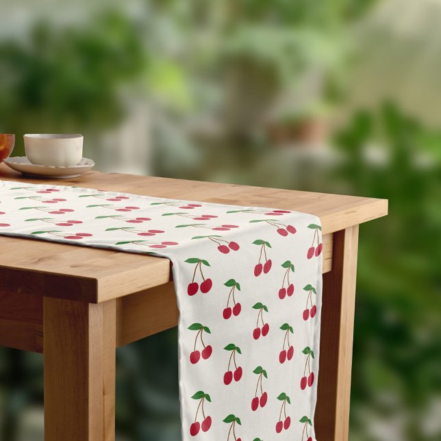 Cherry Table Runner Kurzer Tischläufer (Cherry Table Runner)
