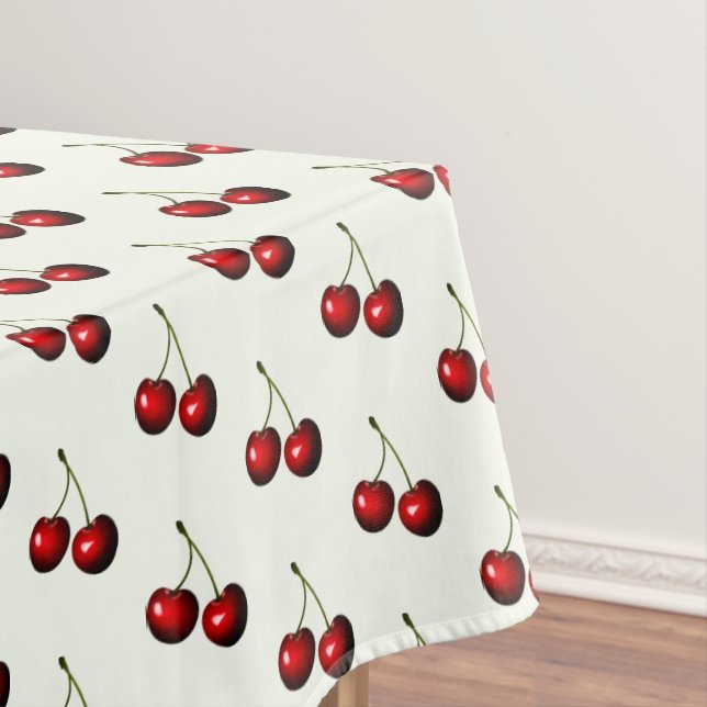 Cherry Tablecloth - Custom Colors Tischdecke (Beispiel)