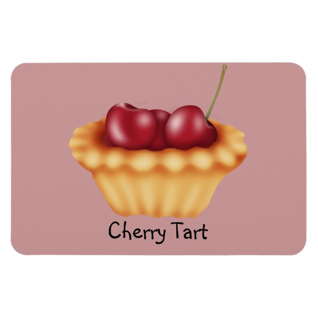 Cherry Tart Magnet (Horizontal)
