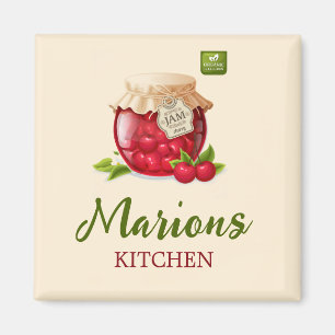 Cherry Themed Custom Kitchen Magnet