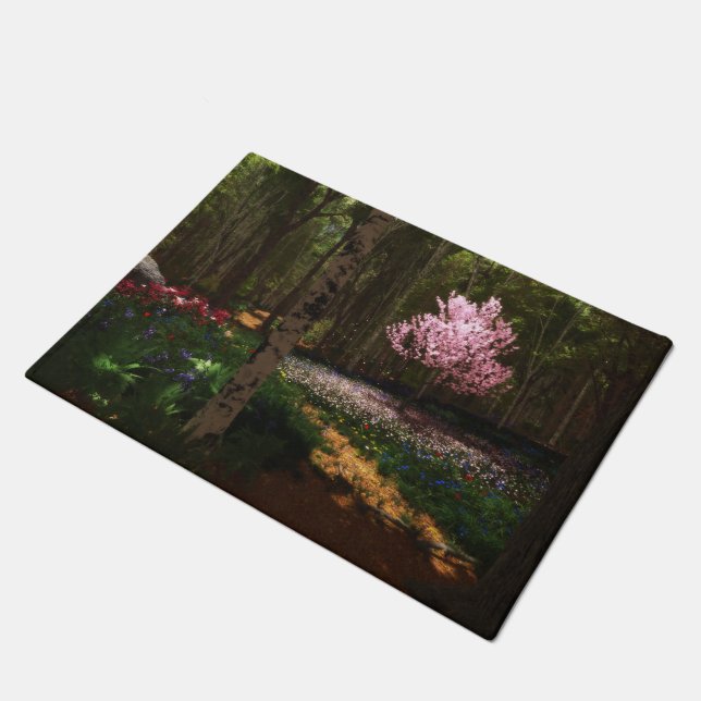 Cherry Tree Concerto Doormat Fußmatte (Schrägansicht)