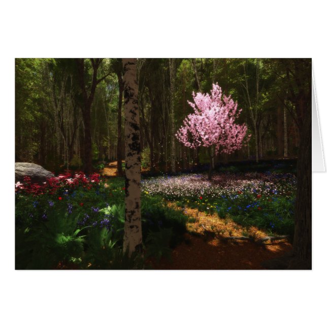 Cherry Tree Concerto Karte (Vorderseite (Horizontal))