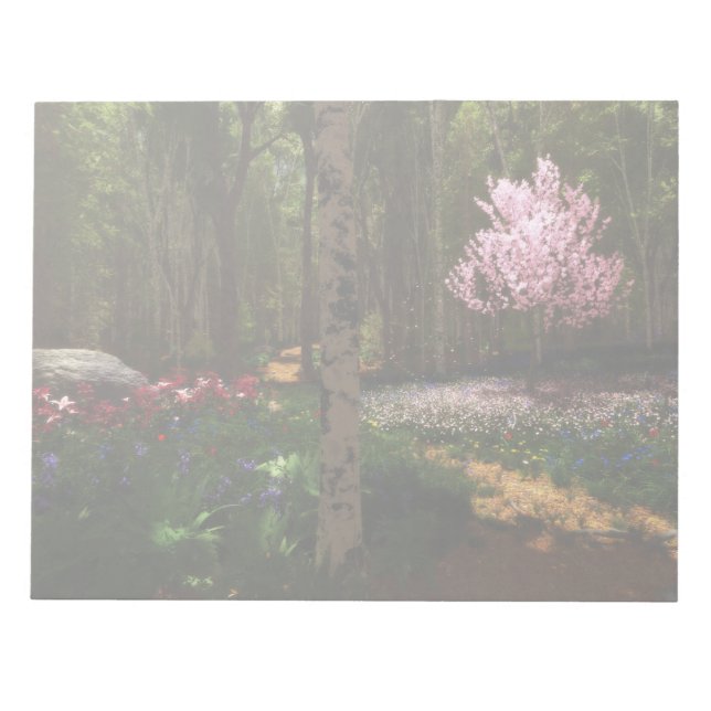 Cherry Tree Concerto Notepad Notizblock (Vorderseite)
