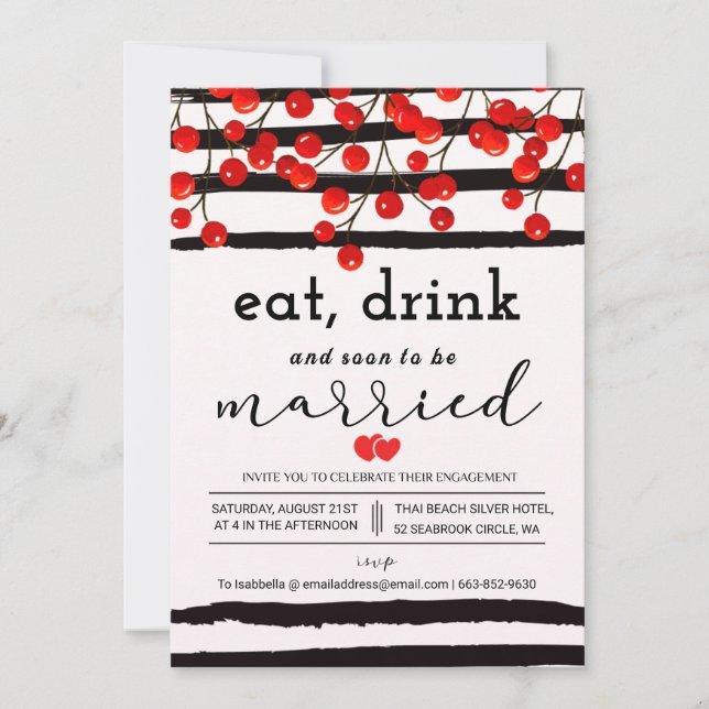 Cherry Tree Serenade beeindruckt durch die Schönhe Einladung (Vorderseite)