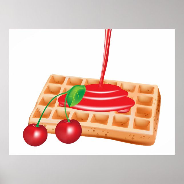 Cherry Waffles Poster (Vorne)
