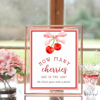 Cherry Wie viele Baby Showspiele Poster