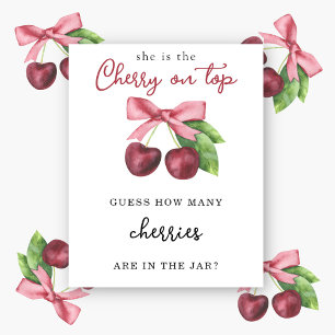 Cherry Wie viele sind in der JAR Baby-Dusche? Poster