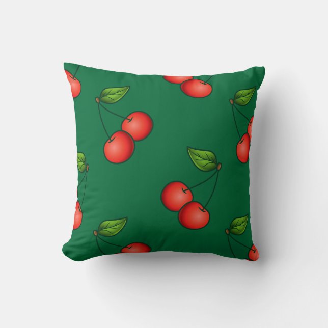 Cherry-Wohngestaltung Kissen (Vorderseite)