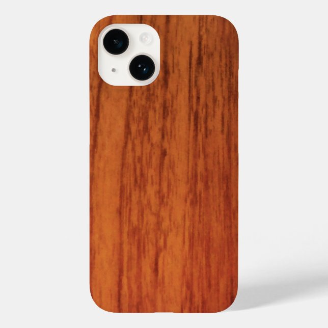 Cherry Wood Print Case-Mate iPhone Hülle (Rückseite)