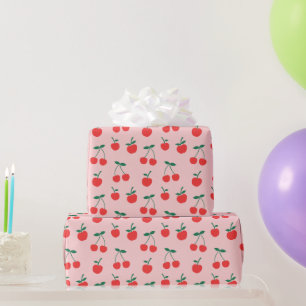 Cherry Wrapping Paper   Rosa Geschenkpapier