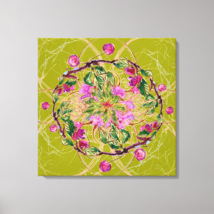 Cherry Wreath Leinwanddruck