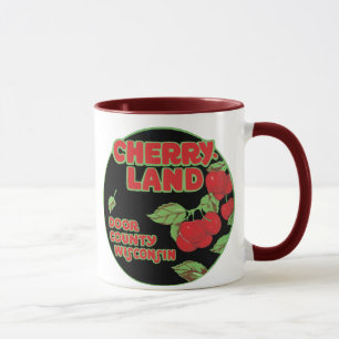 Cherryland Door Landkreis Wisconsin Tasse
