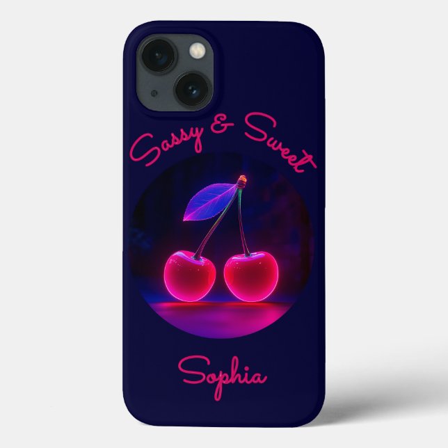 Cherrylicious Sassy - Sweet & Bold Case-Mate iPhone Hülle (Rückseite)