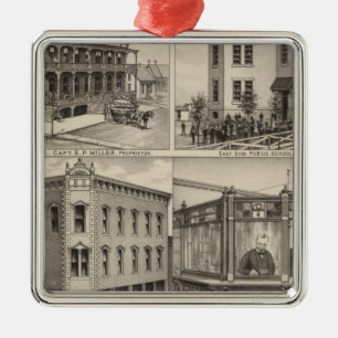 Cherryvale, Kansas Ornament Aus Metall