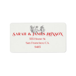 Cherub-Adressenkennzeichen Adressaufkleber