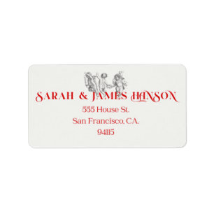 Cherub-Adressenkennzeichen Adressaufkleber