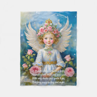 Cherub Angel Blanket Fleecedecke