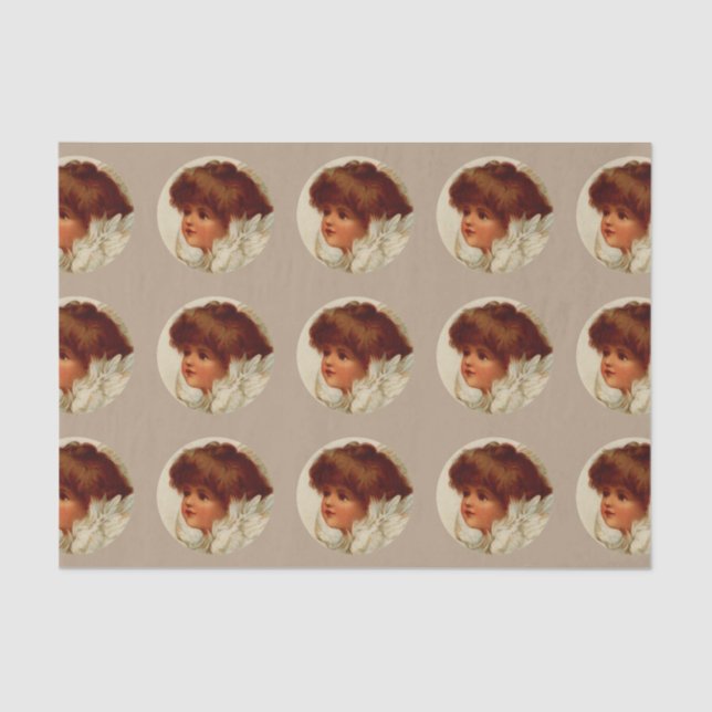 Cherub Angel Tissue Paper Seidenpapier (Vorderseite)