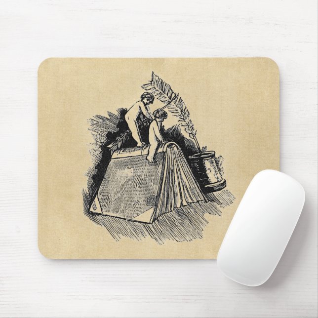 Cherub auf Schreibtisch Mousepad (Mit Mouse)