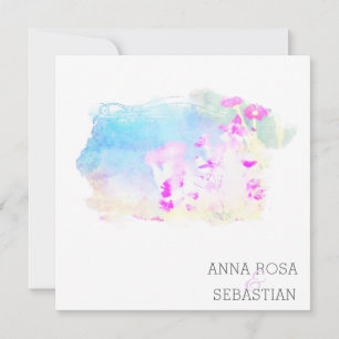 *~* Cherub Blume AR12 QR FOTO UAWG Wedding Einladung