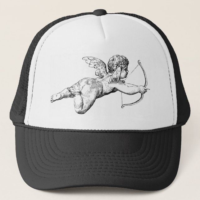 cherub-clip-art-1 truckerkappe (Vorderseite)