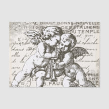 Cherub Decoupage Tissue Paper - Französisch Vintag