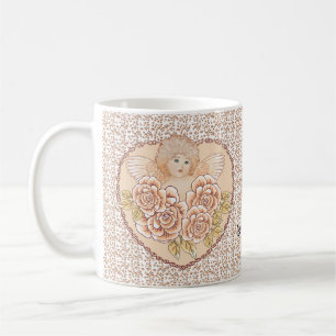 Cherub Engel Herz Kaffeetasse